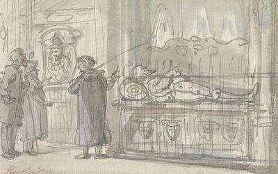 A Tour in a Cathedral by Thomas Rowlandson
